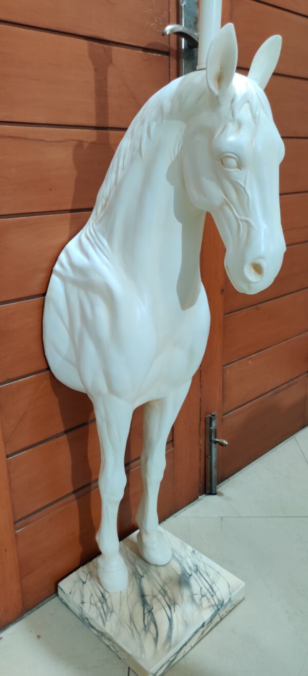 Royal White Horse Floor Lamp - Image 2