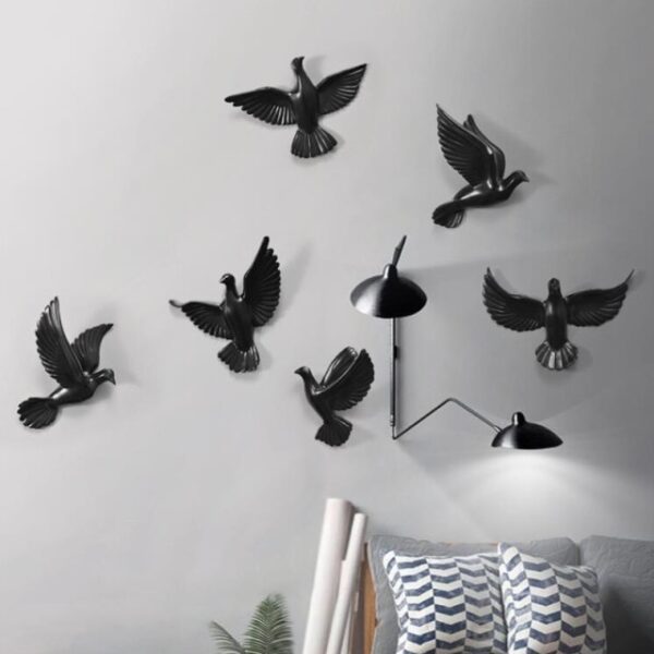 Medieval Birds 3D Wall Decor (set of 6) - Image 5