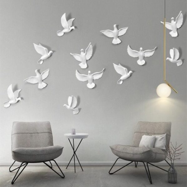 Medieval Birds 3D Wall Decor (set of 6) - Image 6