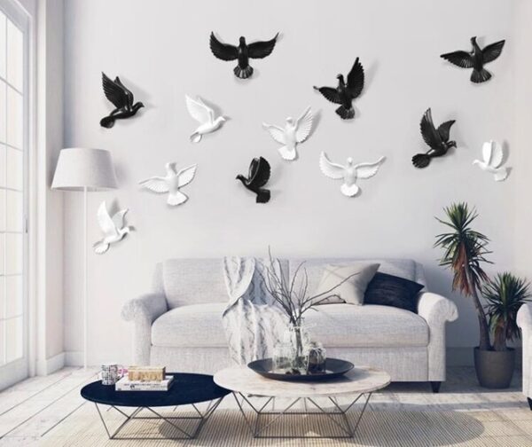 Medieval Birds 3D Wall Decor (set of 6) - Image 3