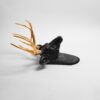 Golden Black Deer Wall Mount Trophy | Resin Taxidermy - Image 2